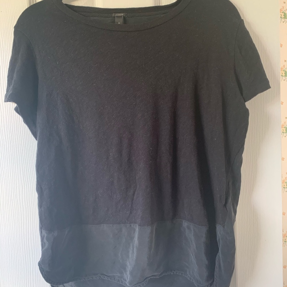 J.Crew Cotton & Silk T shirt